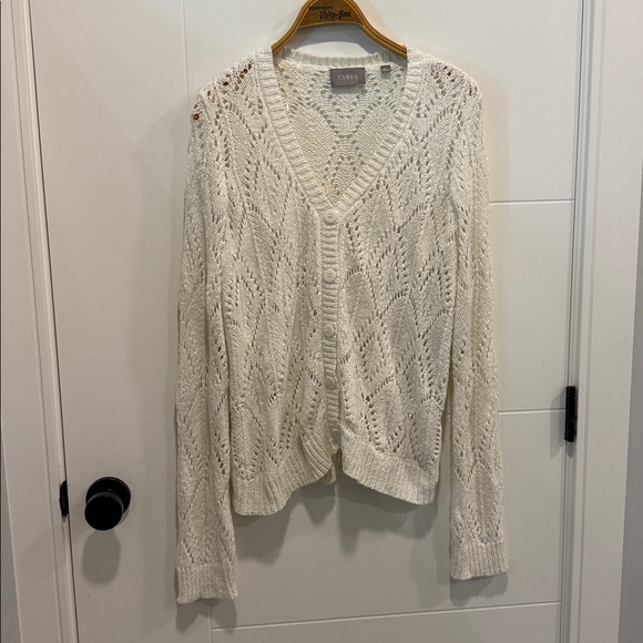 Cyrus Cream Knit Cardigan size XL - Picture 2 of 9